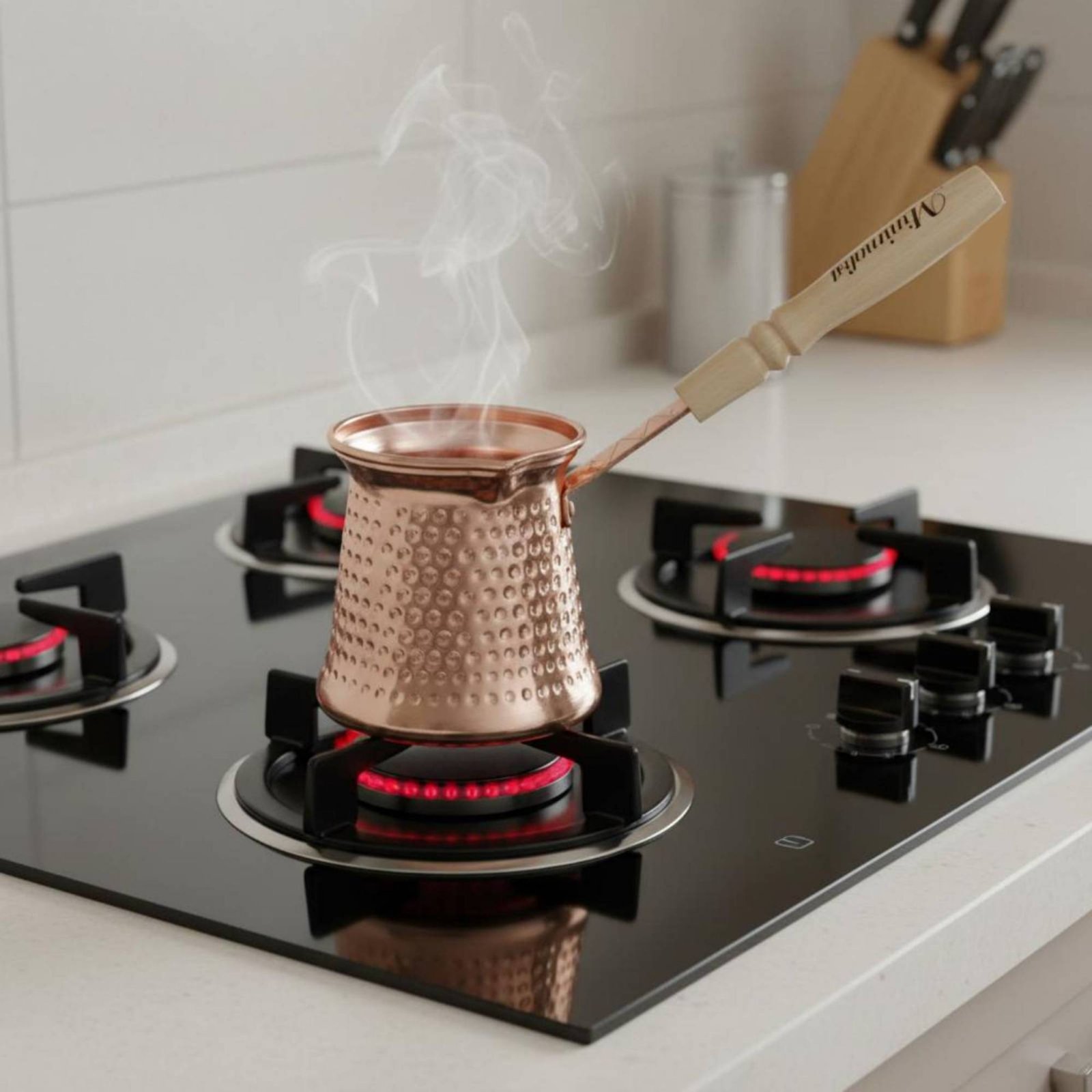Pour Pot Aluminum - Cezve Turca com Estrutura Reforçada, Cezve
