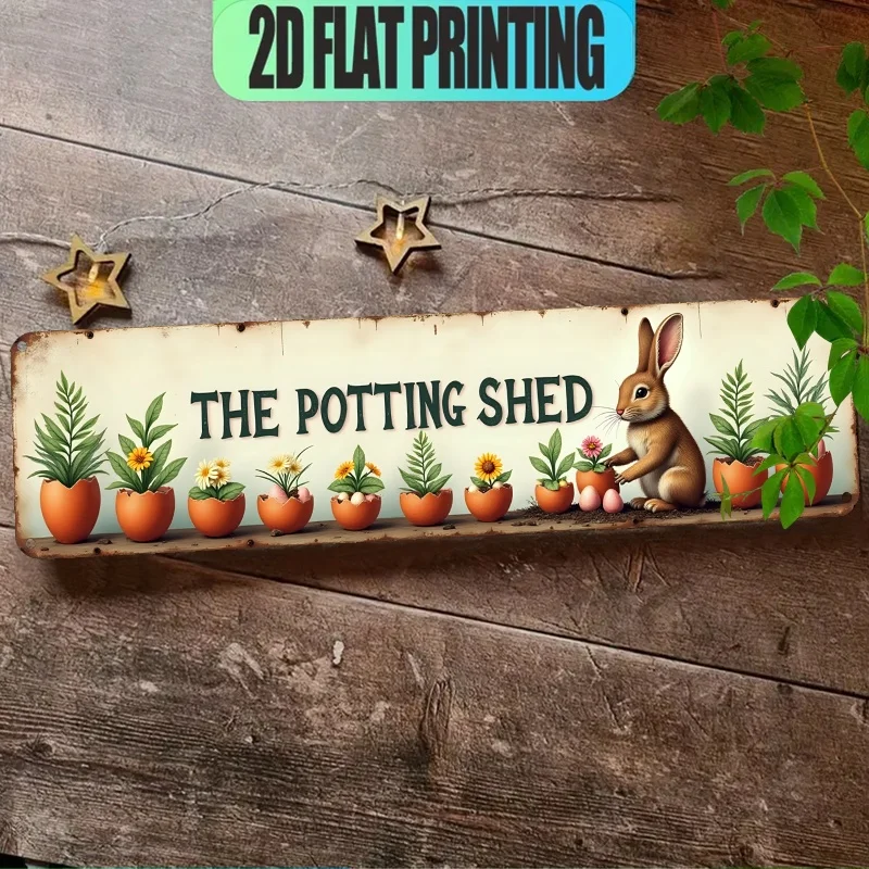 Pour Pot Aluminum - Painel Metálico Plano 2D Vintage com