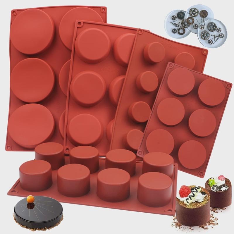 Candle Making Easy - Molde de Silicone Redondo para Sabonete