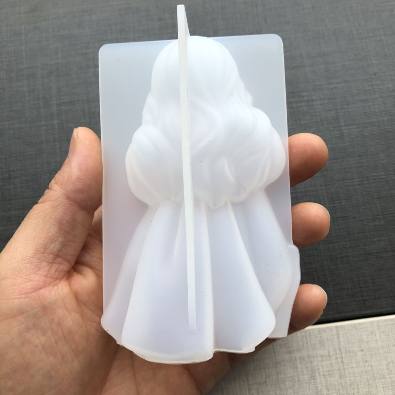 3d bonito princesa silicone ve - Candle Making Products avaliação e preço