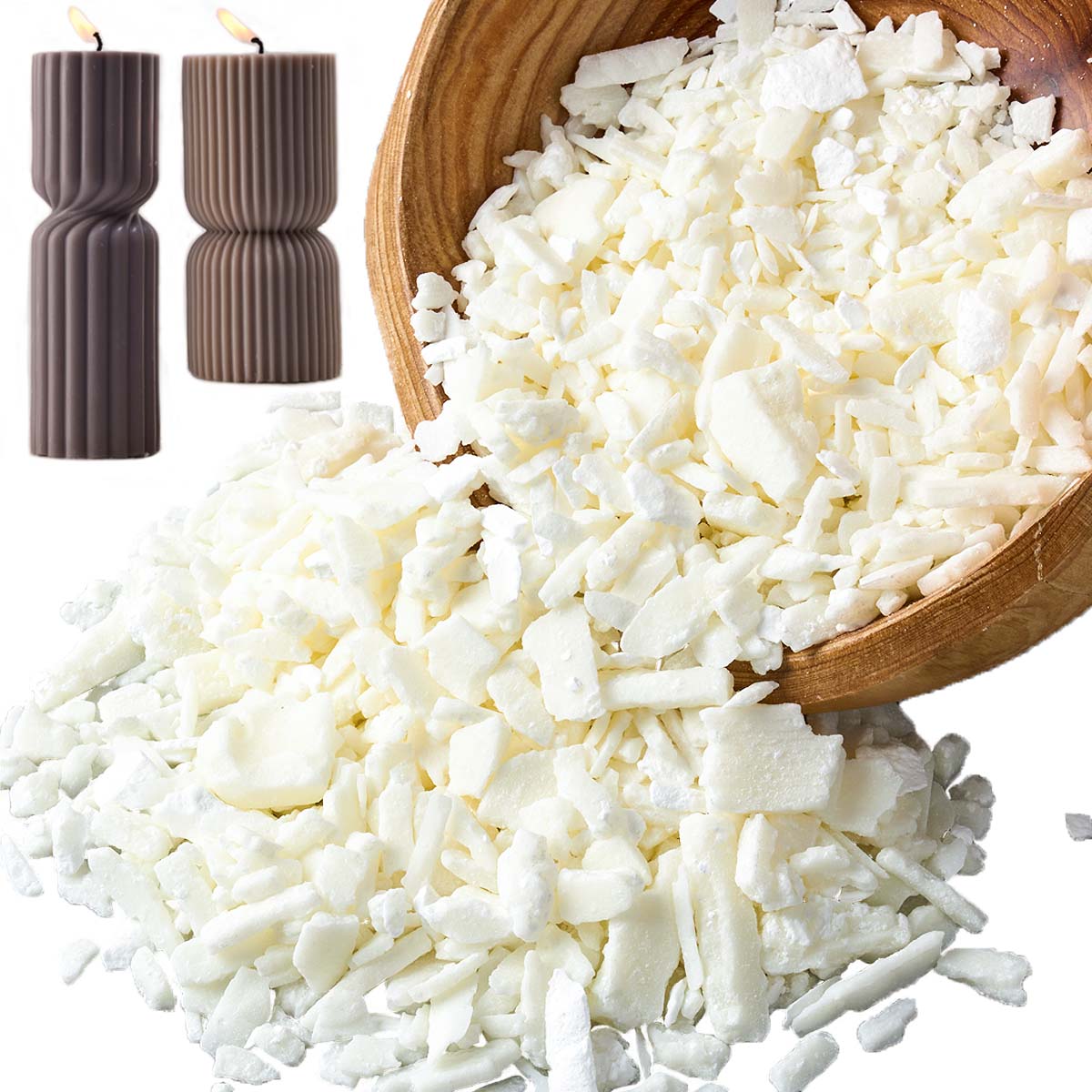 1 libras de cera de soja branc - Candle Making Easy avaliação e preço
