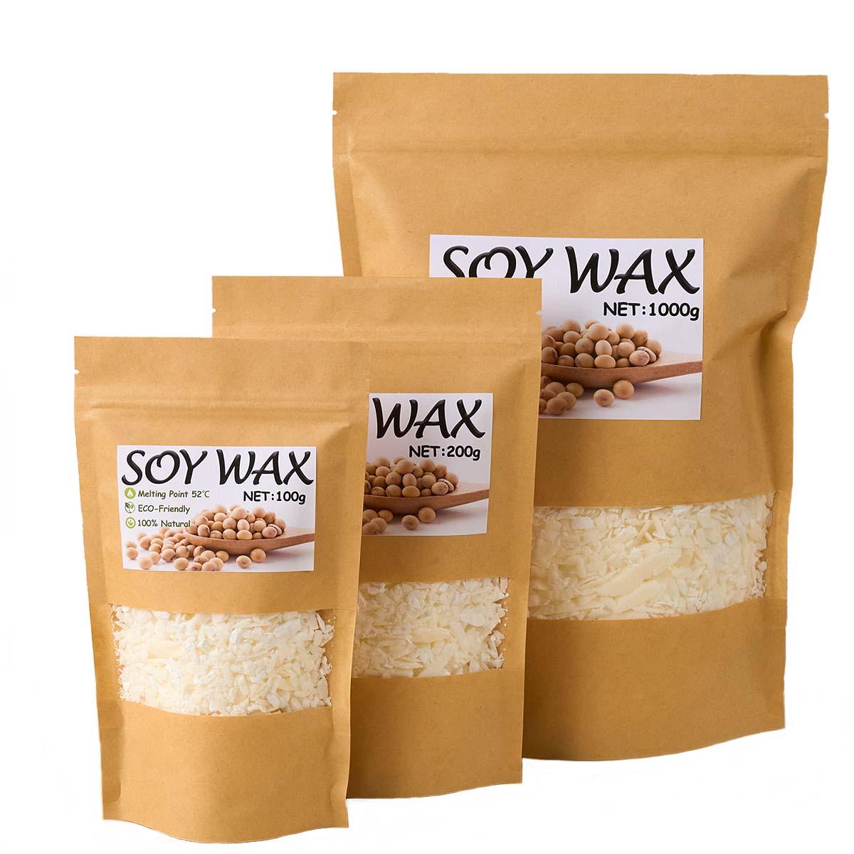 1 libras de cera de soja branc - Candle Making Easy avaliação e preço
