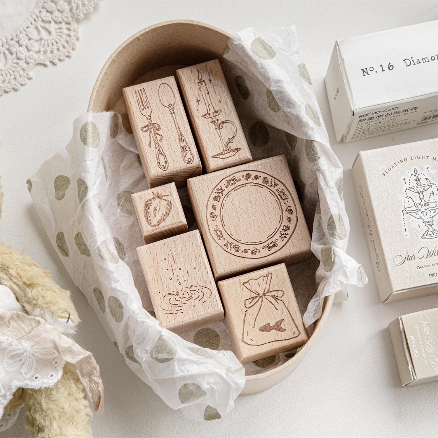 Carimbo de Madeira com Design  - Candle Making Products avaliação e preço
