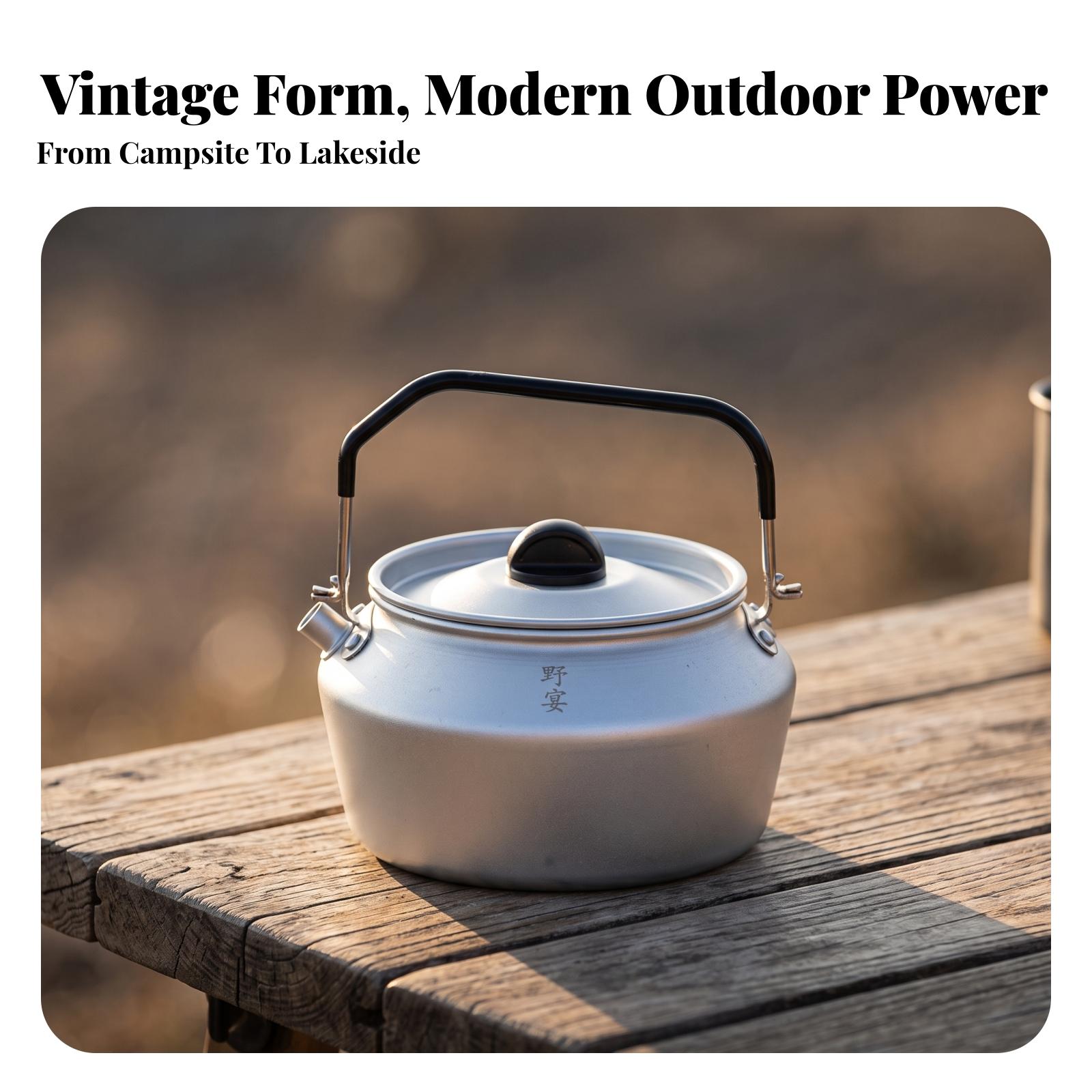 Mini Chaleira de Camping em Li - Pour Pot Aluminum avaliação e preço