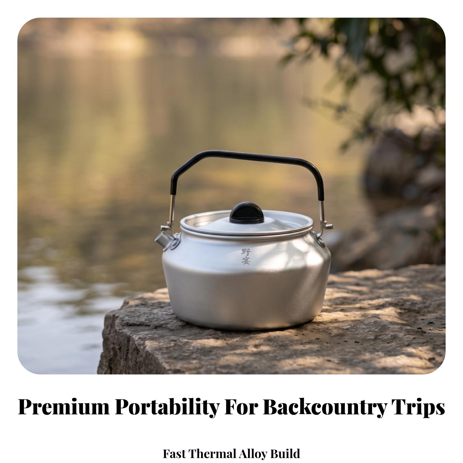 Mini Chaleira de Camping em Li - Pour Pot Aluminum avaliação e preço