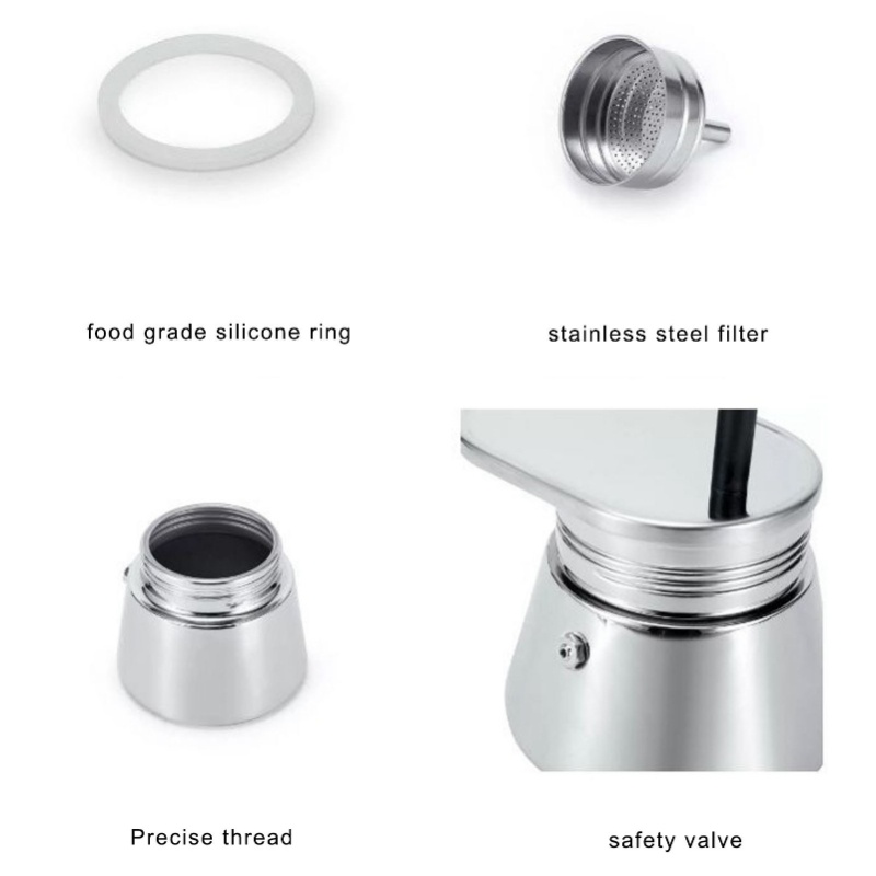 Cafeteira Mocha de Aço Inoxidá - Pour Pot Aluminum avaliação e preço