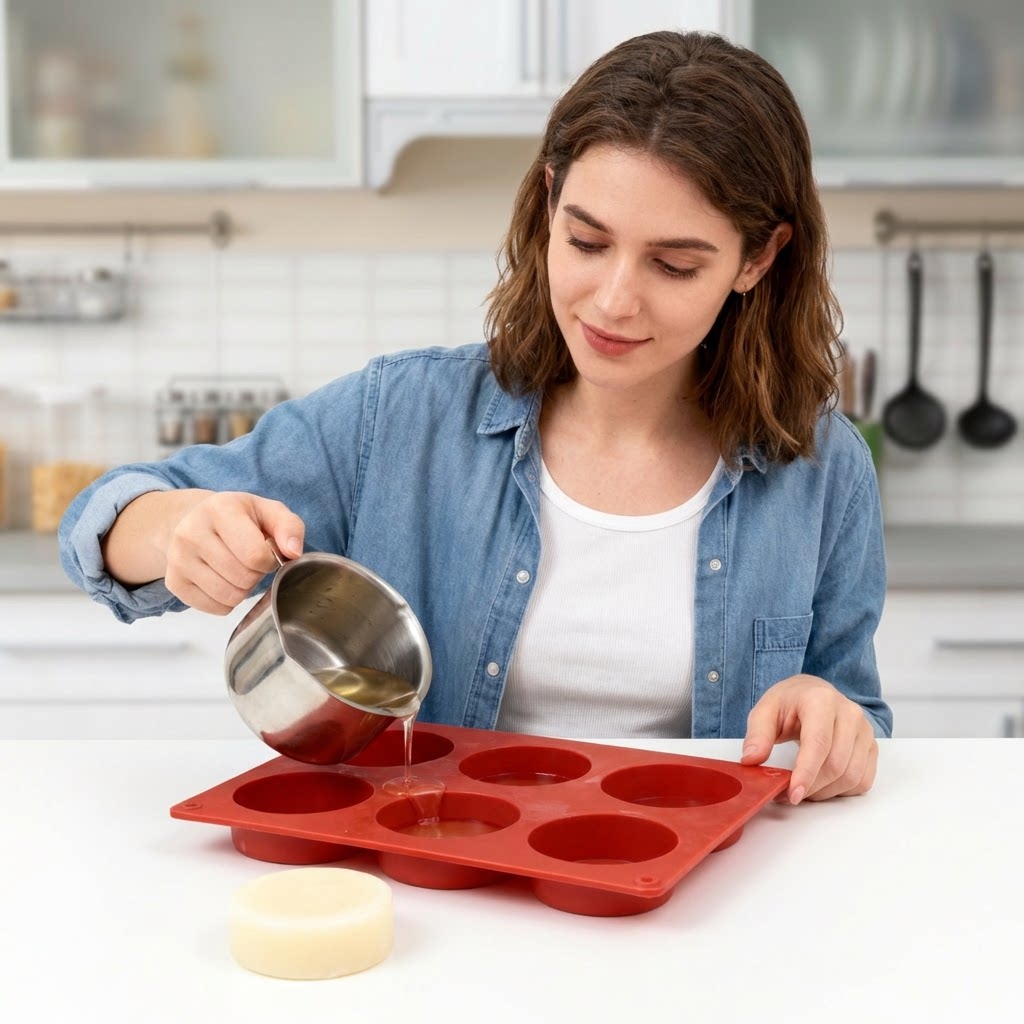 Molde de Silicone Redondo para - Candle Making Easy avaliação e preço
